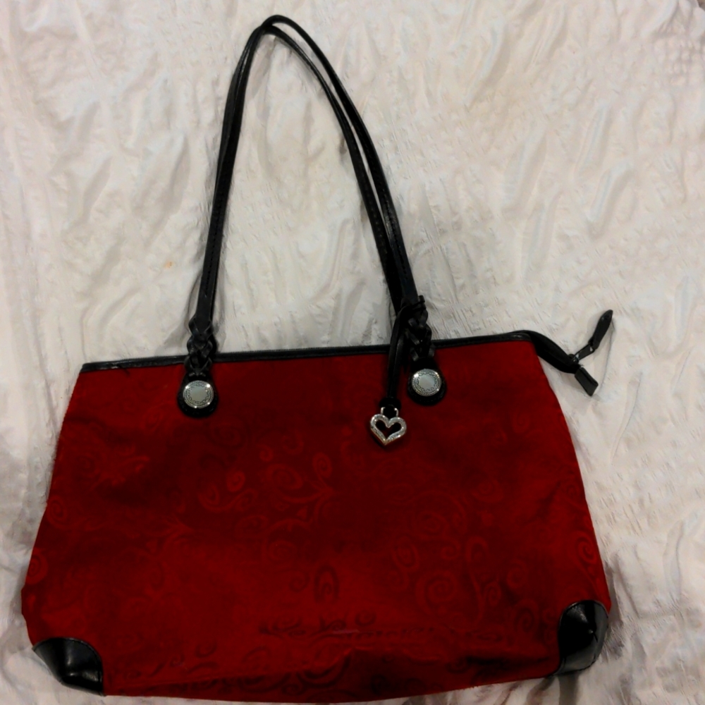 Brighton canvas and leather purse